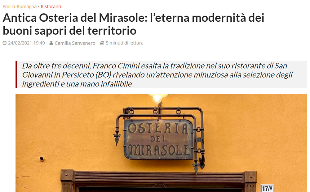 la repubblica osteria del mirasole sapori veri e memoria